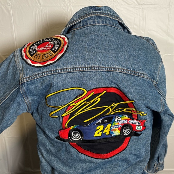 NASCAR Jeff Gordon Denim Jacket - Picture 3 of 4